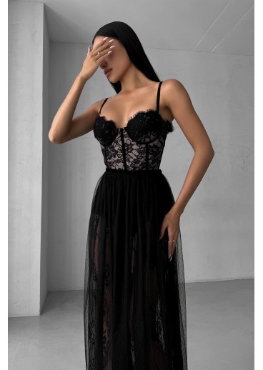 Lace corset bodysuit with cups and straps Lace corset bodysuit with cups and straps