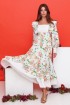 Krestjanka sundress of sewing with floral print