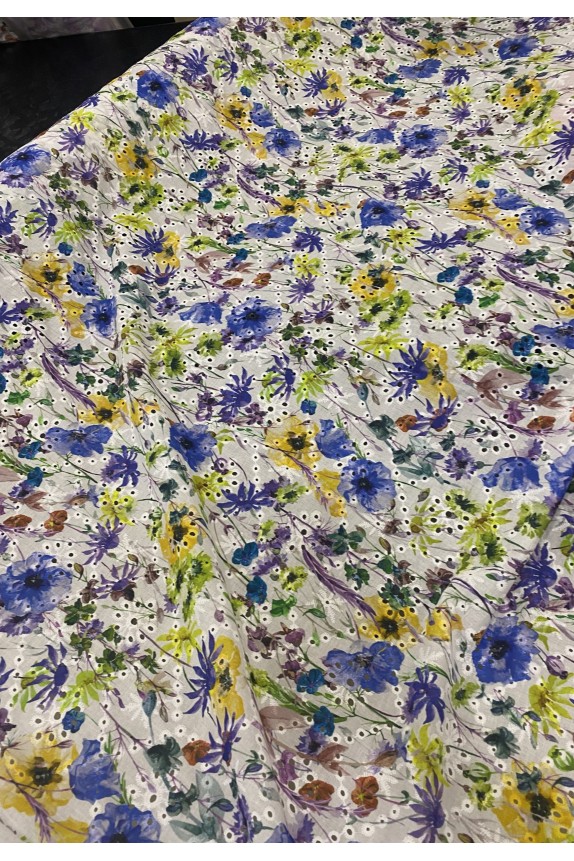 Krestjanka sundress of sewing with floral print