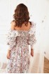 Krestjanka sundress of sewing with floral print