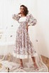Krestjanka sundress of sewing with floral print