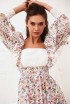 Krestjanka sundress of sewing with floral print
