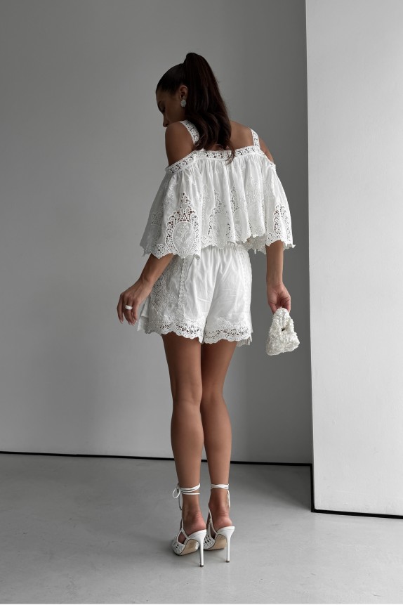 Josephine off-the-shoulder cotton top