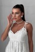 Embroidered cotton camisole