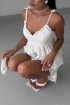Embroidered cotton camisole