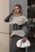 Macramé lace cape