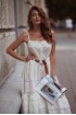 Cotton sundress with lace Angelica