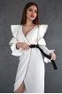 Dress on the wrap with volans