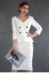 Elegant suit open shoulders, on the lining