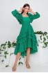 Sundress sewing with wings and ruffles