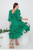 Sundress sewing with wings and ruffles