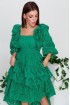 Sundress sewing with wings and ruffles