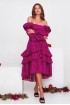 Sundress sewing with wings and ruffles