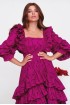 Sundress sewing with wings and ruffles