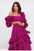 Sundress sewing with wings and ruffles