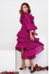 Sundress sewing with wings and ruffles