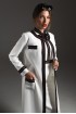 Cardigan with contrast finish, on lining
