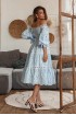 Сарафан шитье ромашки с открытыми плечами