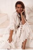 Sundress with lace with open shoulders