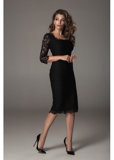 Lacy silhouette dress