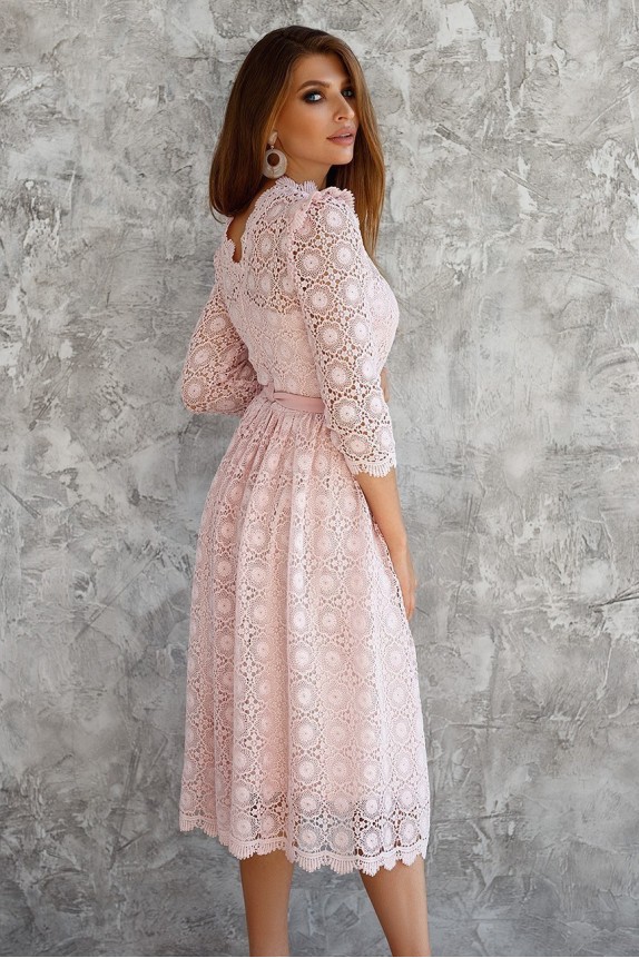 Lace dress with wings