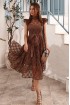 Lace macramé dress