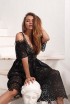 Кружевное платье Black Velvet