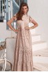 Bird of paradise pinafore cotton dress