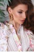 Monet cotton midi sundress with flowers with wings