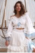 Florencia cotton suit with embroidery