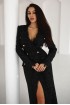 Tweed dress tailcoat to the floor