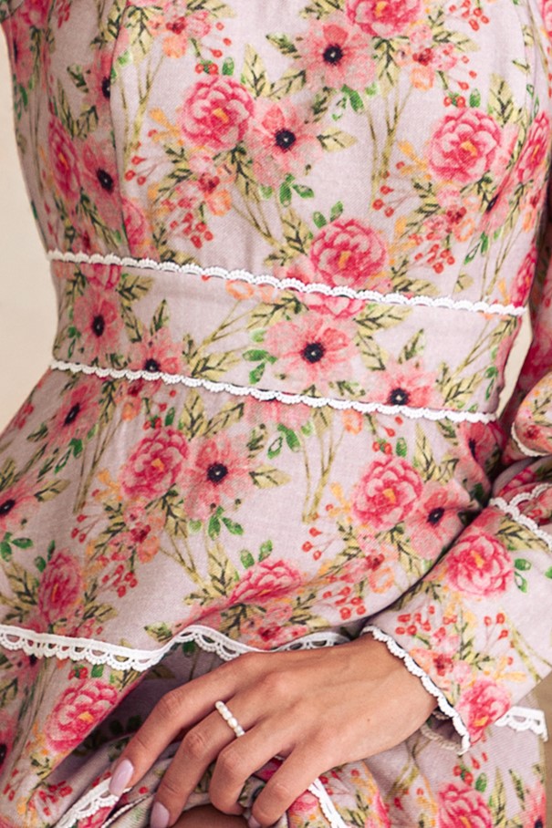 IMG_0180 copy-2 Платье с кружевом, с застежкой спереди, из итальянской плательной ткани