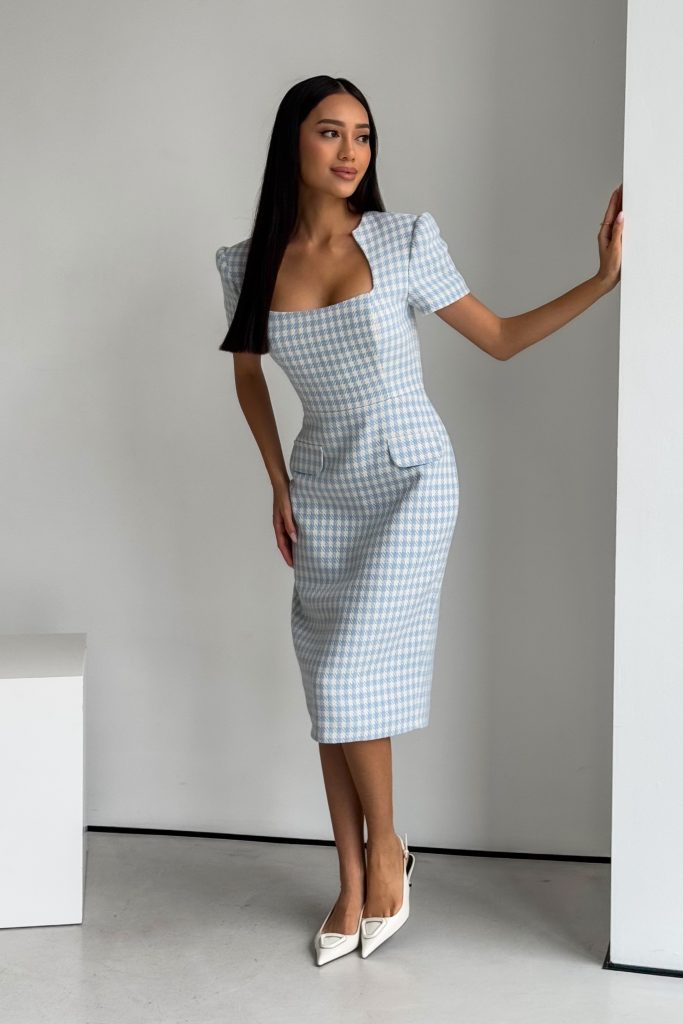 HER LIP TO/ Allure Tweed Midi Dress Ivory Size:M | eBay