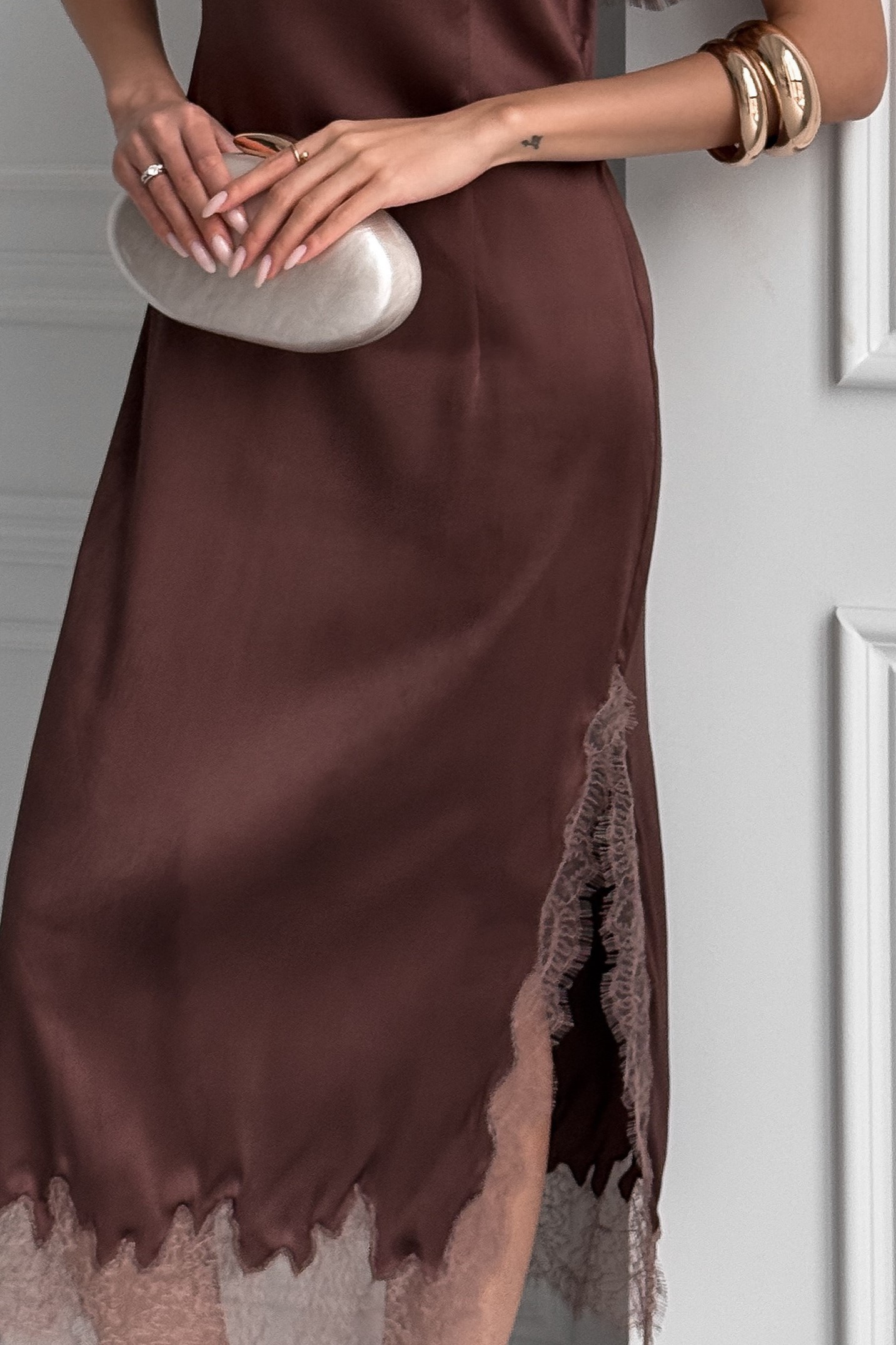 IMG_2568-3 Платье из натурального шелка на бретельках с кружевом в бельевом стиле