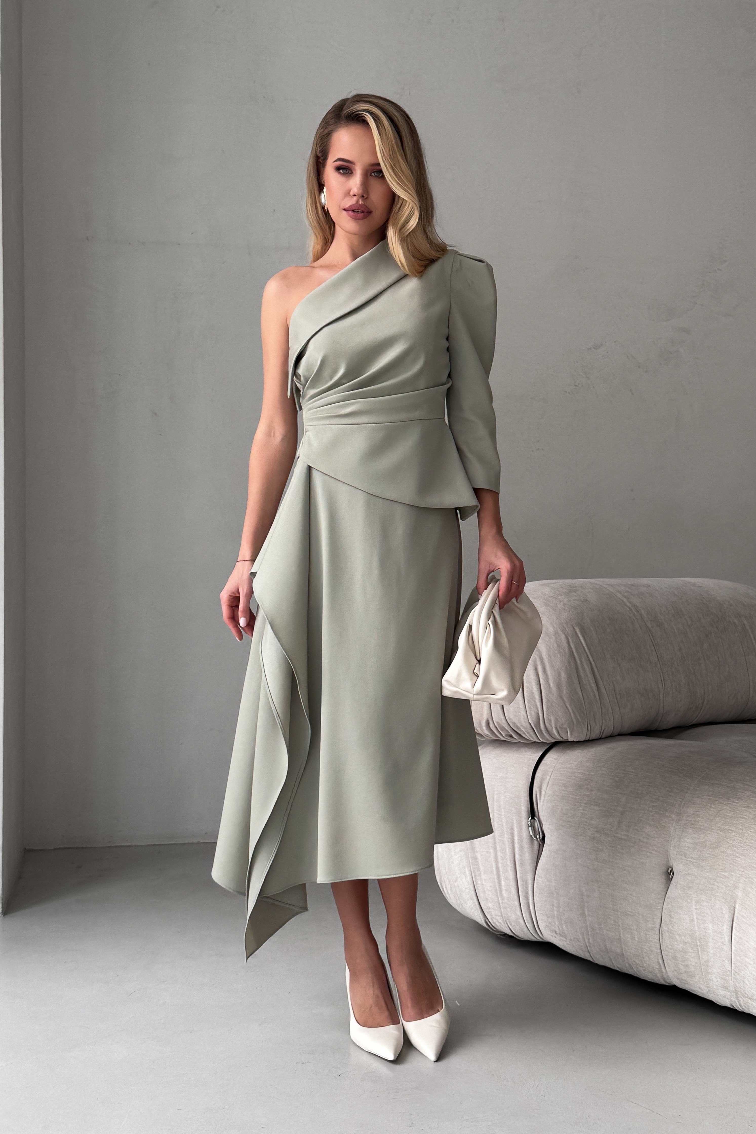 IMG_7790-2 Асимметричный топ на одно плечо, с баской