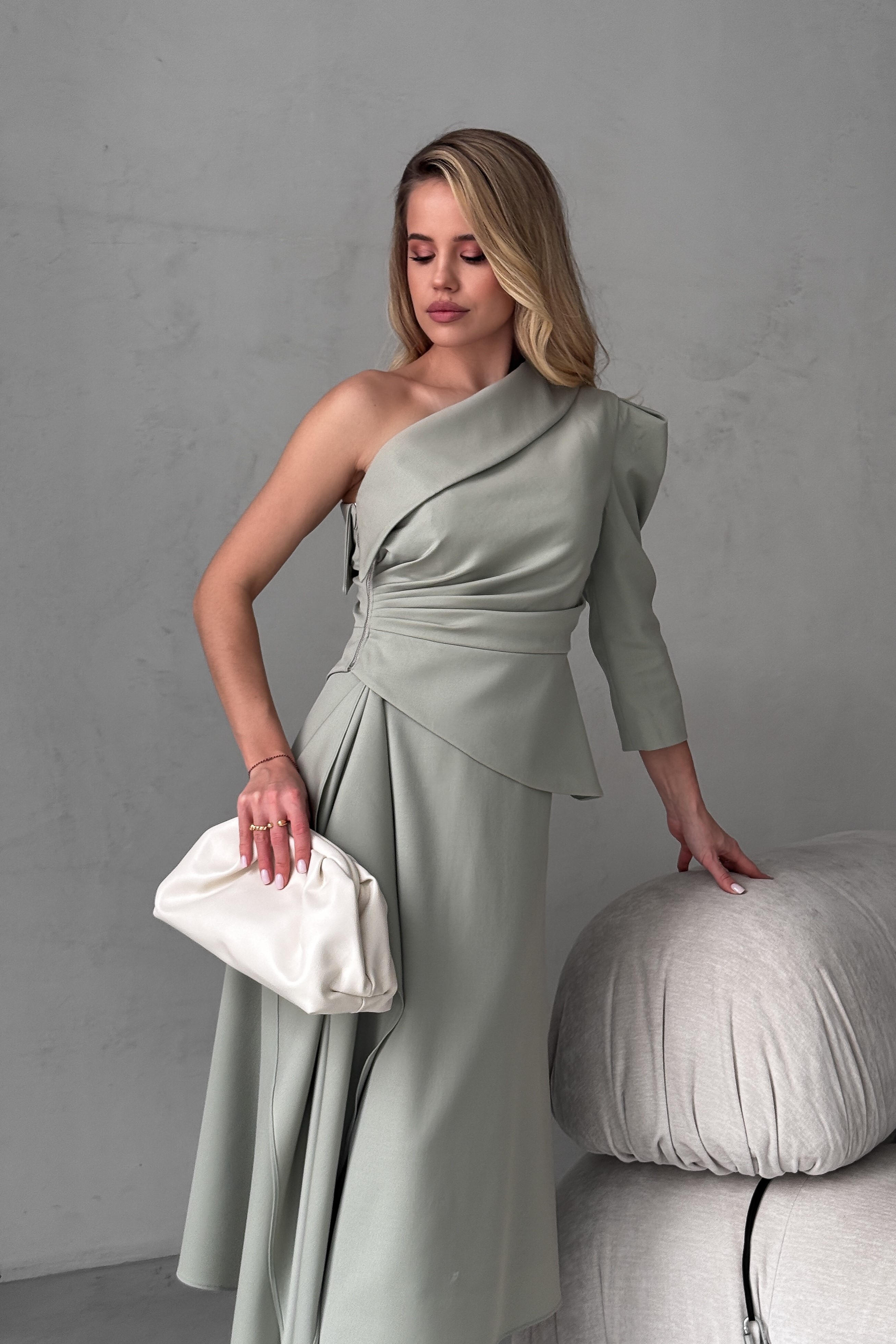 IMG_7800-2 Асимметричный топ на одно плечо, с баской