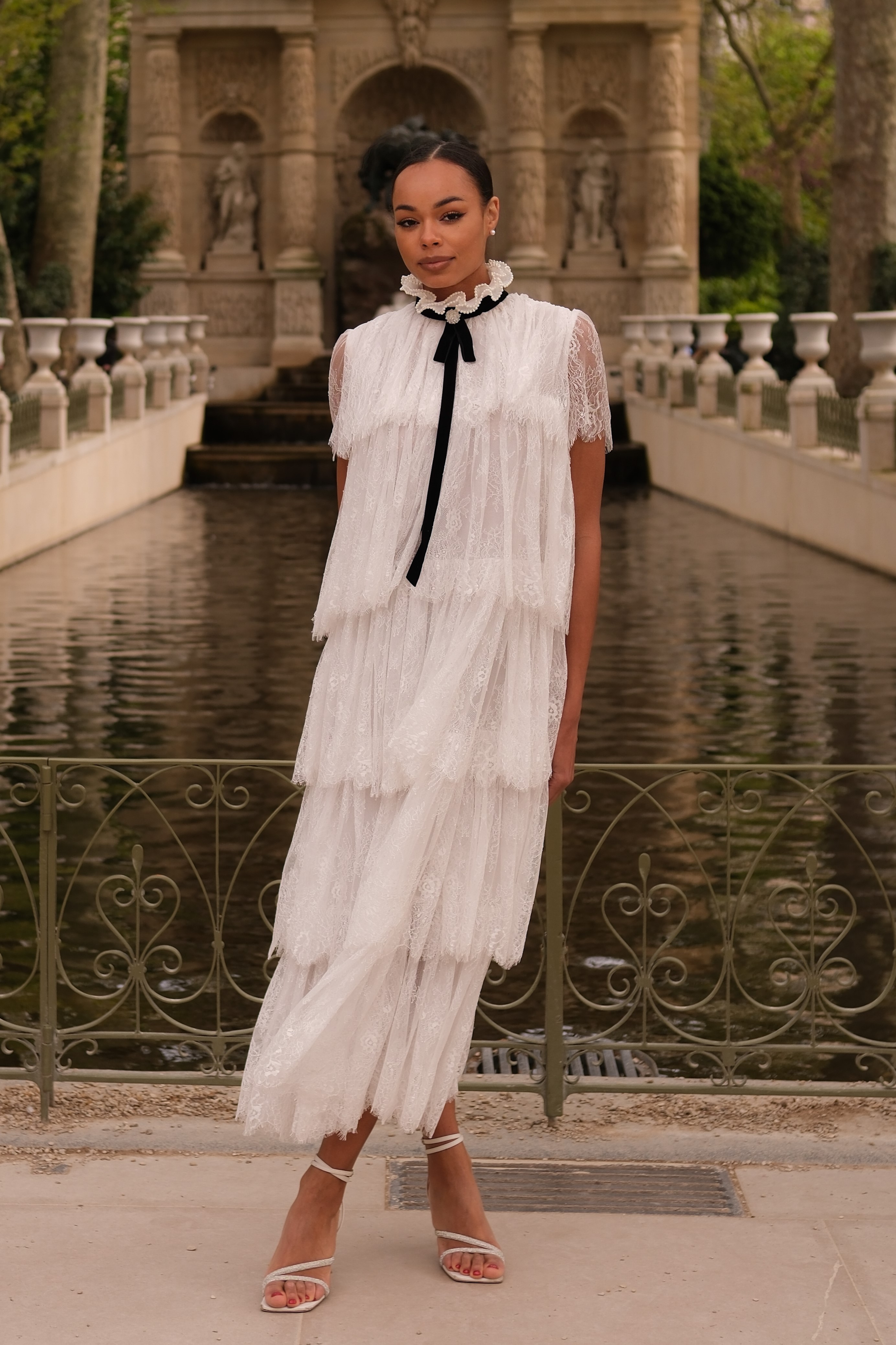 IMG_1594-2 Кружевное длинное платье шантильи свободного силуэта